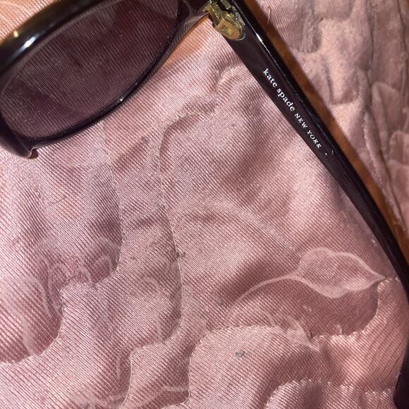 Kate Spade Samantha/s 8079O‎ Black Round Cat Eye Gray Sunglasses 54-20 140 main image 5